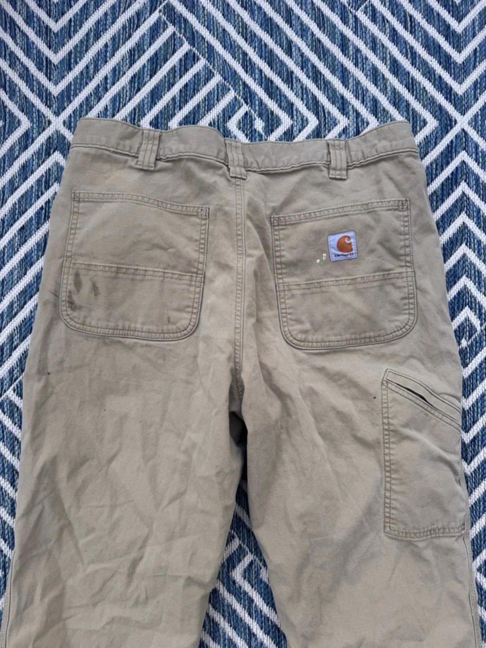 Carhartt Men's Khaki Straight-Leg Chinos